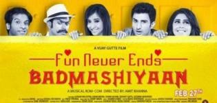 Badmashiyaan - Fun Never Ends Hindi Movie 2015 Release Date with Cast Crew & Review