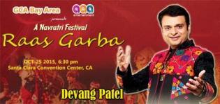 Devang Patel in California for Patel Raas Garba 2015 Presents by GCA Bay Area