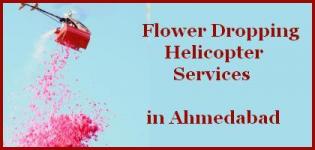 Flower Dropping Helicopter Services in Ahmedabad Gujarat