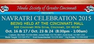 Hindu Society of Greater Cincinnati Presents Navratri Celebration 2015 in USA at Cincinnati Music Hall
