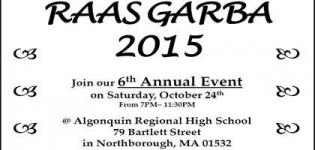 IBC Presents Raas Garba 2015 Event in USA at Northborough with DJ Goldy