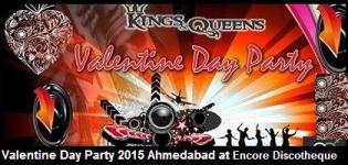 Kings & Queens Valentine's Day Party 2015 in Ahmedabad at Encore Discotheque