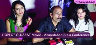 LION OF GUJARAT Movie Promotion Pics - Press Conference Photos Ahmedabad 20 June 2015