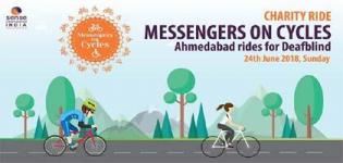 Messengers on Cycles - Charity Ride Arrange by Sense International India for Deafblind