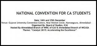 National Convention 2015 Ahmedabad - CATALYST 2K15 - Accelerating The Excellence