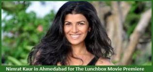 Nimrat Kaur in Ahmedabad for The Lunchbox Movie Premiere Show at Hotel Pride on 12th February 2015
