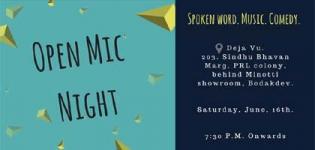 Open Mic Night Event of 2018 Arrange by The Artist's Brewery in Ahmedabad