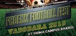 Phoenix Football Fest 2016 in Vadodara at Sigma Institute of Engineering on 21 January