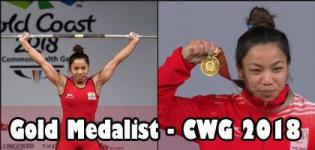 Saikhom Mirabai Chanu Gold Medalist in Commonwealth Games 2018 for Weightlifting