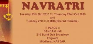 Shree Bavis Gam Patidar Samaj Presents Navratri 2015 in UK at Sangam Hall