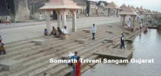 Triveni Sangam in Somnath Gujarat