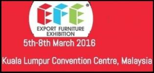 12th EFE Export Furniture Exhibition Malaysia 2016 in Kuala Lumpur
