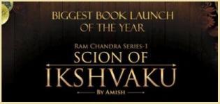 1st of Ram Chandra Series - Scion of Ikshvaku Book Launched by Amish Tripathi on 22nd June 2015