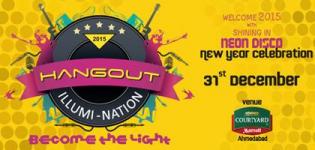 2015 HANGOUT ILLUMI-NATION Party at Courtyard Marriott Ahmedabad with Neon Disco and  DJ Nihar