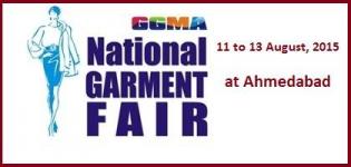 24th GGMA National Garment Fair in Ahmedabad form 11 to 13 August 2015