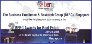 2nd BERG Real Estate Awards 2015 at Singapore