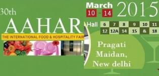 30th AAHAR The International Food & Hospitality Fair 2015 in New Delhi at Pragati Maidan