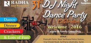 31st D J Night Dance Party 2015 in Surat at Pramukh Farm by Radhe Event Management