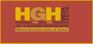 5th HGH India 2016 - Home Decor / Gifts / Houseware Exhibition at Mumbai on 1st to 3rd July
