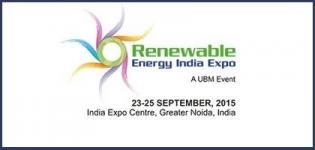 9th Renewable Energy India Expo/Exhibition 2015 - UBM Event at Greater Noida