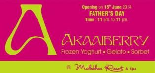 AAKAAIBERRY Opening on 15th June 2014 Father's Day at Madhuban Resort & Spa Anand