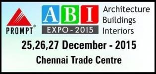 ABI Expo 2015 Chennai - Architecture, Building & Interiors Exhibition India