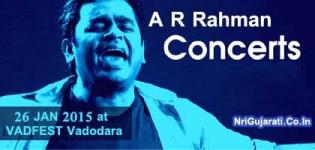 A R Rahman Live In Concert 2015 at Vadodara India on 26 January - VADFEST 2015