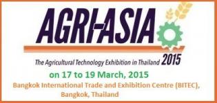 Agri Asia 2015 - International Agricultural Technology Exhibition at Bangkok Thailand