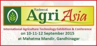 Agri Asia 2015 - International Agriculture Technology Exhibition and Conference in Gandhinagar
