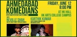 Ahmedabad Komedians with Neville Shah and Karthik Kumar on 12th June 2015 at Ahmedabad