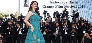 Aishwarya Rai Bachchan in Green Sheer Evening Gown at 68th Cannes Film Festival 2015