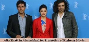Alia Bhatt and Randeep Hooda in Ahmedabad for Promotion of Highway Movie 2014