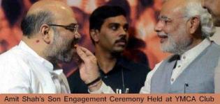 Amit Shah's Son Engagement Ceremony Held at YMCA Club Ahmedabad