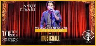 Ankit Tiwari Live Concert with Sonu Kakkar in Dubai on 10 October 2015