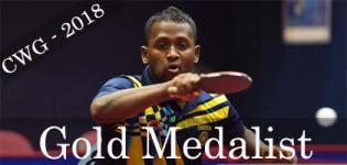 Anthony Amalraj Wins Gold Medal in Commonwealth Games 2018 for Table tennis