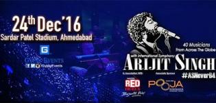 Arijit Singh As Never Before 2016 with International Symphony in Ahmedabad at Sardar Patel Stadium