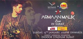 Armaan Malik Live in Surat - Live Concert 2017 at Pandit Dindayal Upadhyay Indoor Stadium