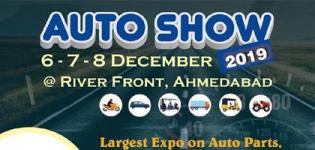 Auto Show 2019 in Ahmedabad at Riverfront from 6th to 8th December
