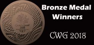 Commonwealth Games 2018 Bronze Medal Winner Names in India