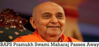 BAPS Pramukh Swami Maharaj Passes Away on 13th August 2016 at Salangpur Gujarat