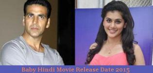 Baby Hindi Movie Release Date 2015 - Star Cast & Crew
