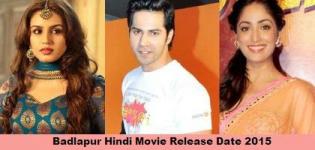 Badlapur Hindi Movie Release Date 2015 - Badlapur Bollywood Film with Cast Crew Details