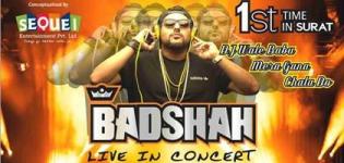 Badshah Live Concert 2016 in Surat at International Exhibition and Convention Centres