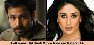 Badtameez Dil Hindi Movie Release Date 2014 - Badtameez Dil Bollywood Film with Cast Crew Details