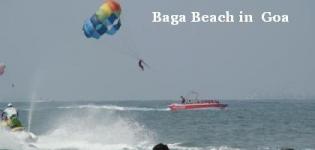 Baga Beach in North Goa India - Information - Attraction - Details - Photos