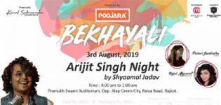 Bekhayali 2019 - Arijit Singh Night by Shyaamal Jadav in Rajkot on 3rd August