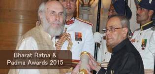 Bharat Ratna and Padma Awards 2015 - Awardees List with Winners Name
