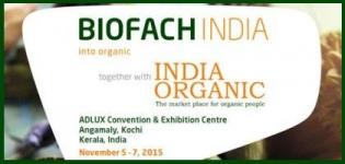 Biofach India Together With India Organic 2015 - International Organic Trade Fair at Kochi Kerala