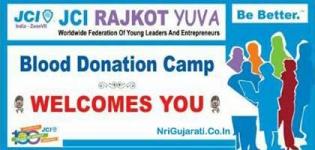 Blood Donation Camp in Rajkot Gujarat by JCI Rajkot Yuva Group - 21st December 2014