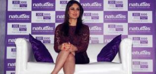 Bollywood Actress Kareena Kapoor Launched NATURALS Salon - Black Mini Skirt Short Dress Photos